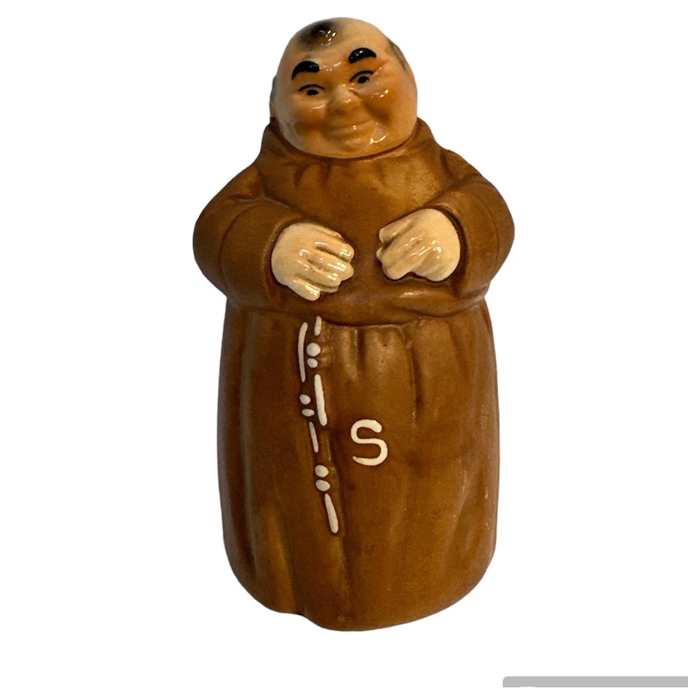 Vintage 1960's Twin Winton Friar/Monk Salt Shaker 6" Tall